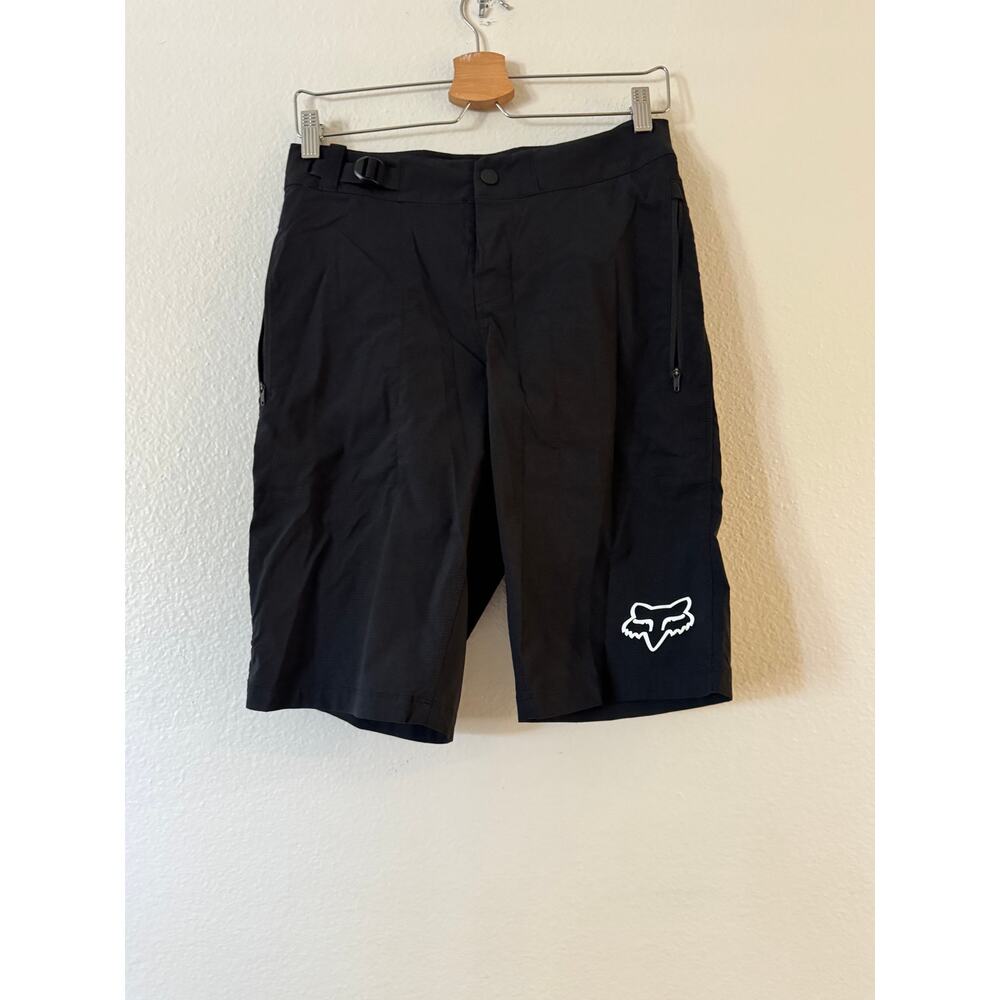 FOX Racing Ranger Biking Shorts Men's 28 Black Padded Liner Mountain Bike Trail